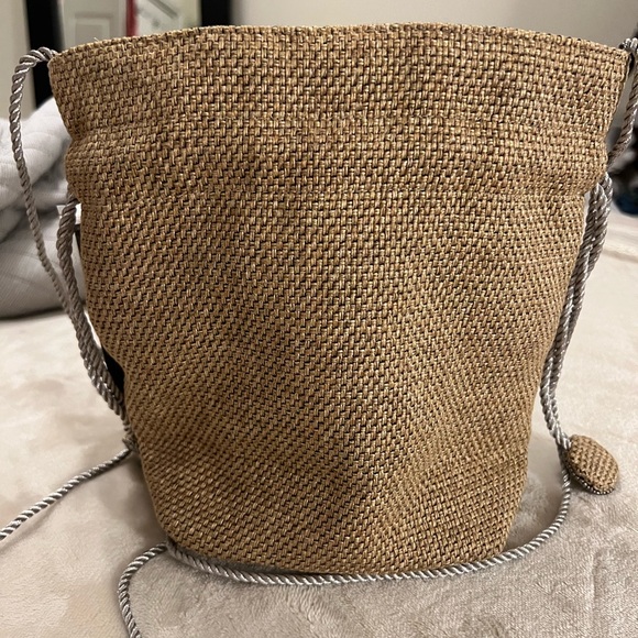 Indigo Moon Colorful Beaded and Jute Like Drawstring Crossbody - Picture 6 of 14